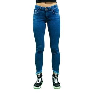 ONE TEASPOON x FREEBIRDS ll Frayed Dolphin Shark Hem Jeans